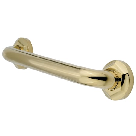 Metropolitan Traditional Grab Bar, 20-13/16" L, 17 ga. Brass, Polished Brass DR714182